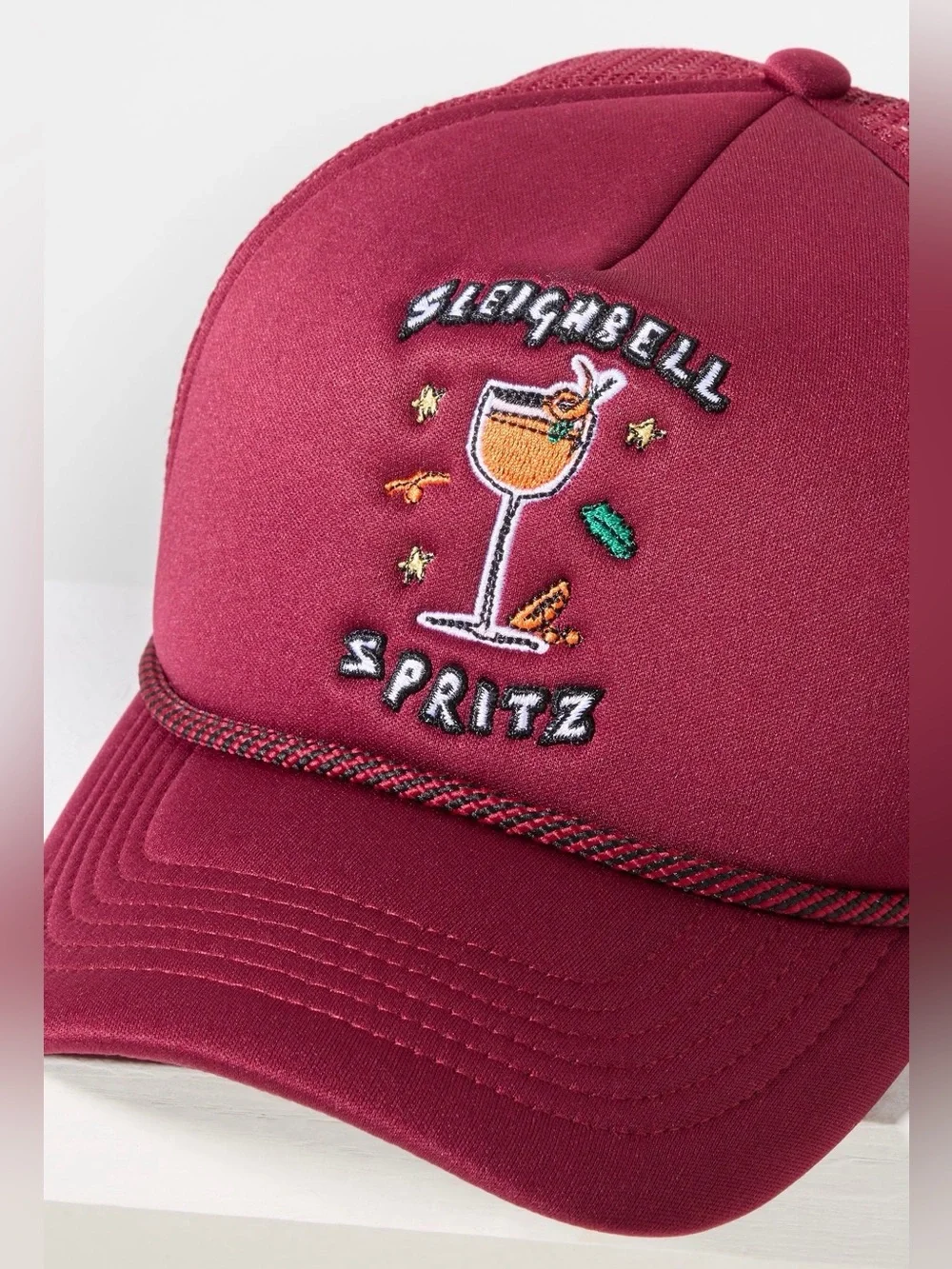 Anthropologie X Nephthys Foster Festive Baseball Cap NWT